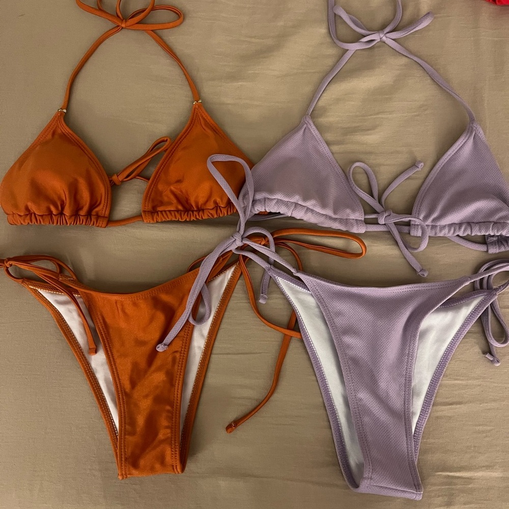 Bikini Bundle! All are size Xs except for the one piece is a S